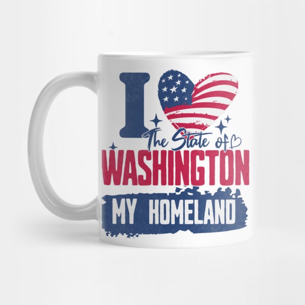 Washington my homeland by HB Shirts
